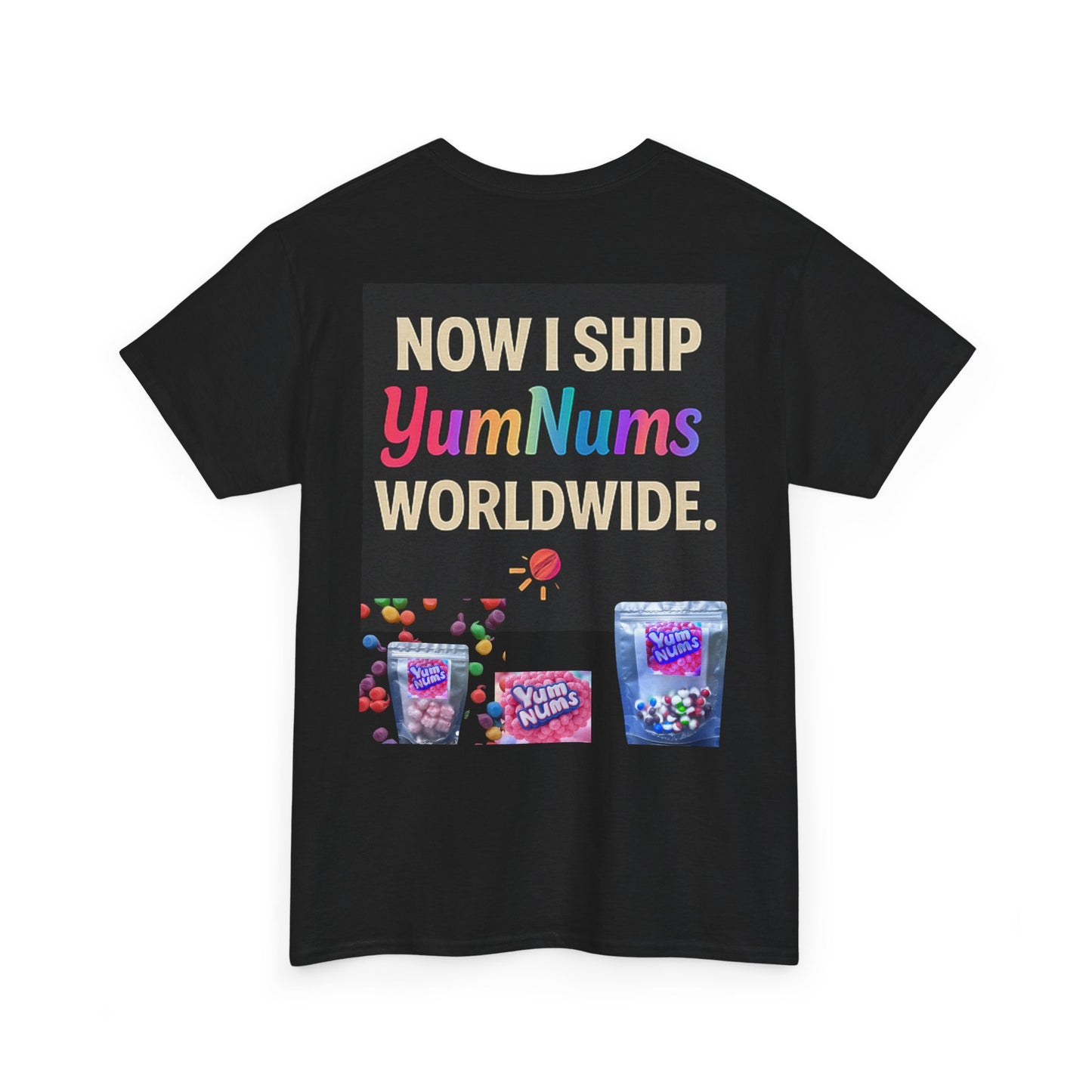 Started Selling Candy in School – Now I Ship YumNums Worldwide Hustle Tee